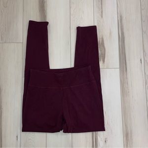 Aerie Chill Play Move Cotton Purple Leggings